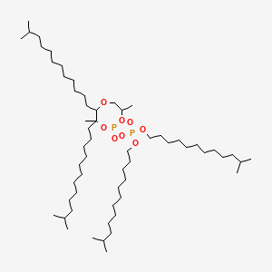 molecular formula C58H118O8P2 B12662373 Tetraisotridecyl oxybis(methylethylene) diphosphate CAS No. 93882-13-4