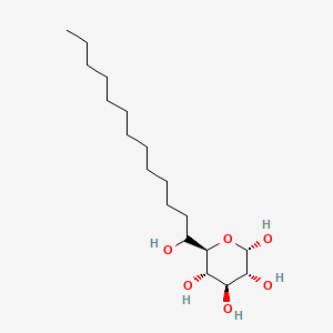 molecular formula C18H36O6 B12662374 6-Dodecyl-alpha-D-glucose CAS No. 93894-01-0