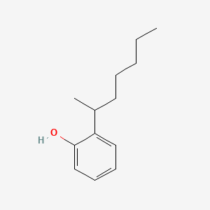 molecular formula C13H20O B12662385 1-Methylhexyl-phenol 