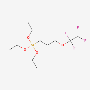 molecular formula C11H22F4O4Si B12662389 Triethoxy[3-(1,1,2,2-tetrafluoroethoxy)propyl]silane CAS No. 94232-72-1