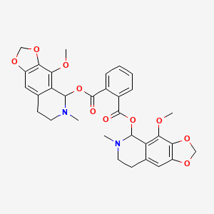 molecular formula C32H32N2O10 B12662419 Cotarnine phthalate CAS No. 6190-36-9