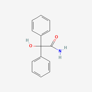 molecular formula C14H13NO2 B1266242 2-Hydroxy-2,2-diphenylacetamide CAS No. 4746-87-6