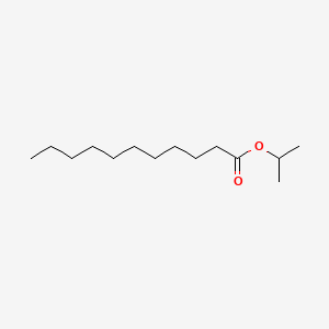 molecular formula C14H28O2 B12662426 Isopropyl undecanoate CAS No. 50638-98-7