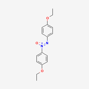 molecular formula C16H18N2O3 B1266243 4,4'-Azoxydiphenetole CAS No. 4792-83-0