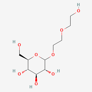 molecular formula C10H20O8 B12662473 2-(2-Hydroxyethoxy)ethyl D-glucopyranoside CAS No. 83846-90-6