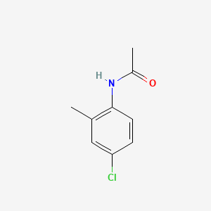 molecular formula C9H10ClNO B1266253 4-Chloro-2-methylacetanilide CAS No. 5202-86-8