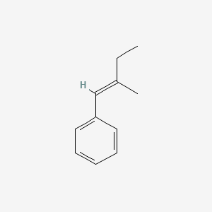 molecular formula C11H14 B12662574 2-Methyl-1-phenyl-1-butene CAS No. 56253-64-6