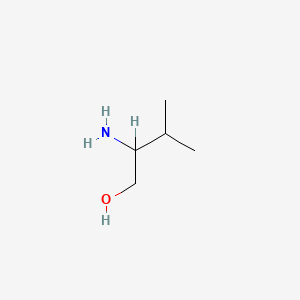 molecular formula C5H13NO B1266258 2-Amino-3-methyl-1-butanol CAS No. 473-75-6