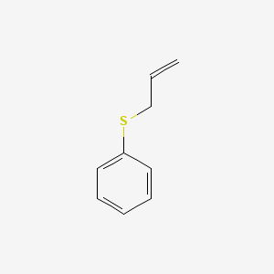 molecular formula C9H10S B1266259 Allyl phenyl sulfide CAS No. 5296-64-0