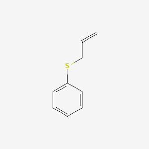 molecular formula C9H10S B1266259 (Allylthio)benzene CAS No. 5296-64-0