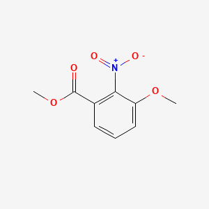 molecular formula C9H9NO5 B1266260 Methyl 3-methoxy-2-nitrobenzoate CAS No. 5307-17-5