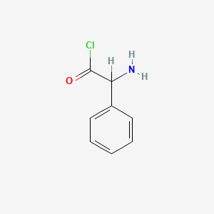 molecular formula C8H8ClNO B1266261 Phenylglycine chloride CAS No. 39478-47-2