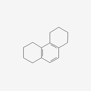 molecular formula C14H18 B1266262 1,2,3,4,5,6,7,8-Octahydrophenanthrene CAS No. 5325-97-3
