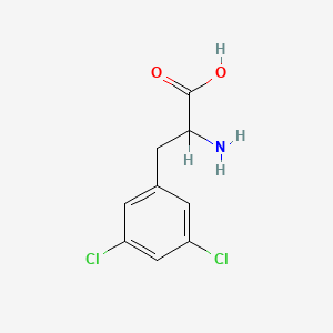 molecular formula C9H9Cl2NO2 B1266266 2-Amino-3-(3,5-dichlorophenyl)propanoic acid CAS No. 93930-25-7