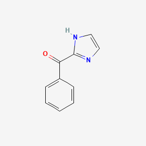 molecular formula C10H8N2O B1266268 1H-咪唑-2-基(苯基)甲酮 CAS No. 35312-62-0