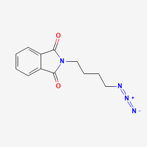 molecular formula C12H12N4O2 B1266270 2-(4-Azidobutyl)isoindoline-1,3-dione CAS No. 66917-06-4