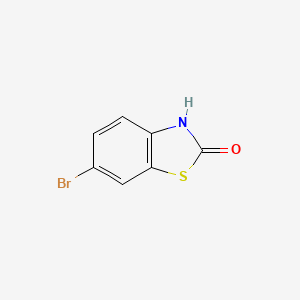 molecular formula C7H4BrNOS B1266275 6-溴苯并[d]噻唑-2(3H)-酮 CAS No. 62266-82-4