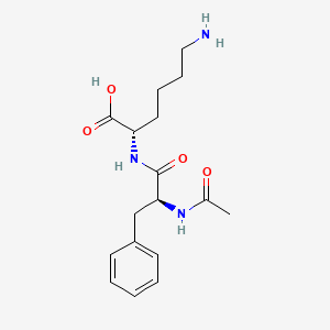 molecular formula C17H25N3O4 B1266281 Ac-Phe-Lys-OH CAS No. 14287-21-9