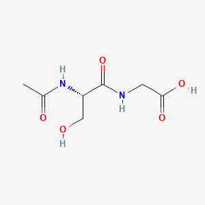 molecular formula C7H12N2O5 B1266283 Ac-ser-gly-oh CAS No. 3244-65-3