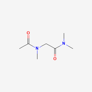 molecular formula C7H14N2O2 B1266285 N,N-dimethyl-2-(N-methylacetamido)acetamide CAS No. 29399-02-8