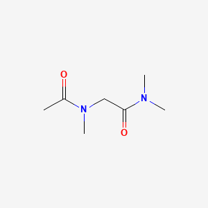 molecular formula C7H14N2O2 B1266285 N-Acetyl-N-methylglycine-N',N'-dimethylamide CAS No. 29399-02-8
