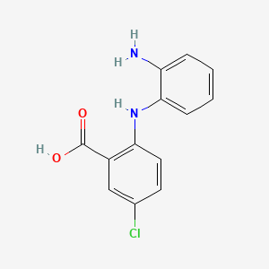 molecular formula C13H11ClN2O2 B12662866 N-(o-Aminophenyl)-5-chloroanthranilic acid CAS No. 92022-83-8