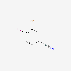 molecular formula C7H3BrFN B1266296 3-Bromo-4-fluorobenzonitrile CAS No. 79630-23-2