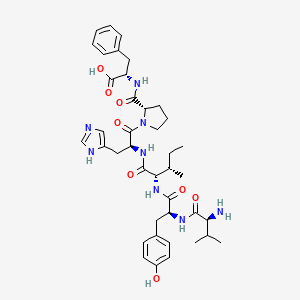 molecular formula C40H54N8O8 B1266298 Angiotensin IV CAS No. 23025-68-5