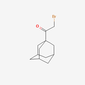 molecular formula C12H17BrO B1266304 1-Adamantyl bromomethyl ketone CAS No. 5122-82-7