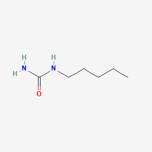 molecular formula C6H14N2O B1266305 Pentylurea CAS No. 38869-91-9