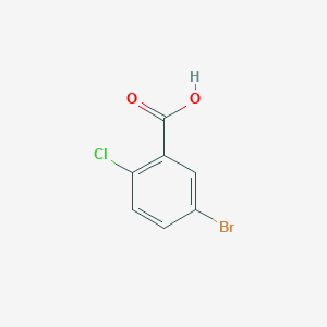 molecular formula C7H4BrClO2 B126631 5-Bromo-2-chlorobenzoic acid CAS No. 21739-92-4