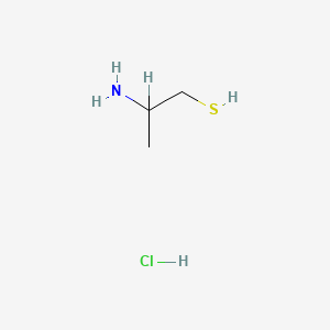 molecular formula C3H10ClNS B1266311 2-aminopropane-1-thiol hydrochloride CAS No. 4145-98-6