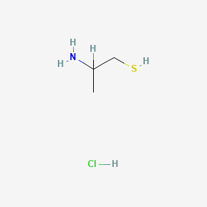 molecular formula C3H10ClNS B1266311 2-Amino-1-propanethiol hydrochloride CAS No. 4145-98-6