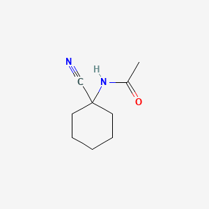 molecular formula C9H14N2O B1266313 N-(1-氰基环己基)乙酰胺 CAS No. 4550-68-9