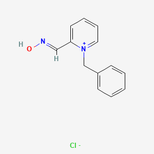 molecular formula C13H13ClN2O B12663144 1-Benzyl-2-((hydroxyimino)methyl)pyridinium chloride CAS No. 36741-85-2