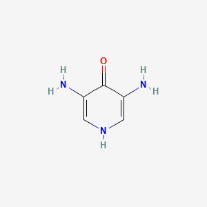 molecular formula C5H7N3O B12663157 3,5-Diaminopyridin-4-ol CAS No. 94201-57-7