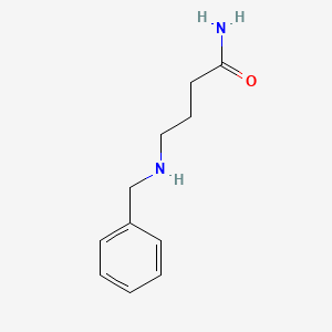 molecular formula C11H16N2O B12663165 4-((Benzyl)amino)butyramide CAS No. 85391-97-5