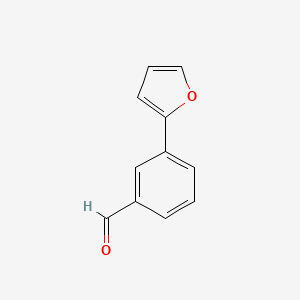molecular formula C11H8O2 B1266324 3-(2-Furyl)benzaldehyde CAS No. 6453-98-1