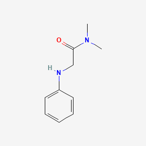 molecular formula C10H14N2O B1266333 2-Anilino-N,N-dimethylacetamide CAS No. 14307-89-2