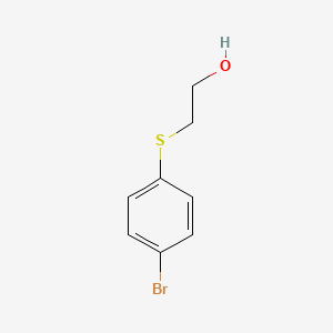 molecular formula C8H9BrOS B1266336 Ethanol, 2-(p-bromophenylthio)- CAS No. 14703-92-5