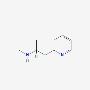 molecular formula C9H14N2 B1266337 N-methyl-1-pyridin-2-ylpropan-2-amine CAS No. 55496-56-5