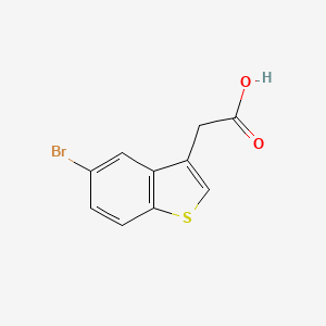 Benzo(b)thiophene-3-acetic acid, 5-bromo-