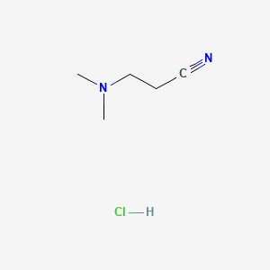 molecular formula C5H11ClN2 B1266344 3-(Dimethylamino)propanenitrile hydrochloride CAS No. 18076-02-3