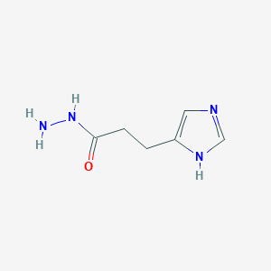 molecular formula C6H10N4O B126635 3-(1H-imidazol-5-yl)propanehydrazide CAS No. 113872-16-5
