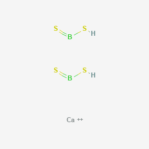 molecular formula B2CaH2S4+2 B12663562 Calcium bis(thioborate) CAS No. 76092-58-5