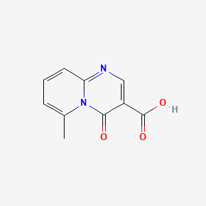 molecular formula C10H8N2O3 B1266357 6-methyl-4-oxo-4H-pyrido[1,2-a]pyrimidine-3-carboxylic acid CAS No. 32092-27-6