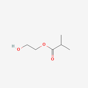 molecular formula C6H12O3 B1266364 2-hydroxyethyl 2-methylpropanoate CAS No. 6942-58-1