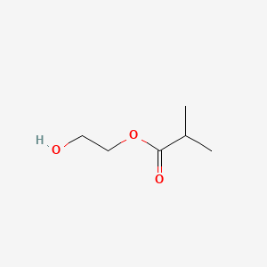 molecular formula C6H12O3 B1266364 2-Hydroxyethyl isobutyrate CAS No. 6942-58-1
