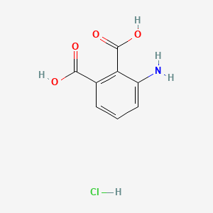 molecular formula C8H8ClNO4 B1266365 3-氨基邻苯二甲酸盐酸盐 CAS No. 6946-22-1