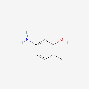 molecular formula C8H11NO B1266368 3-Amino-2,6-dimethylphenol CAS No. 6994-64-5